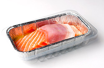 Zalm bacon met mosterd dille marinade